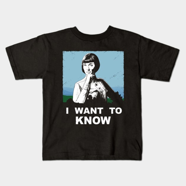 I want to know Kids T-Shirt by BER